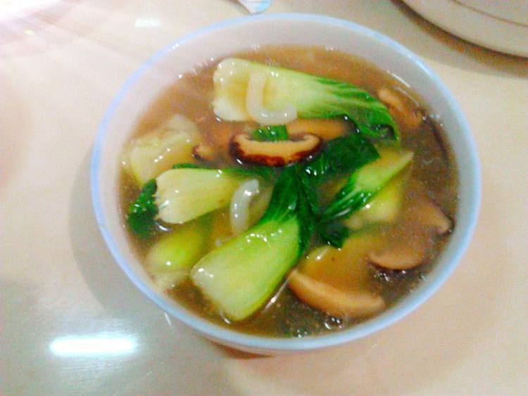 香菇青菜羹步骤8