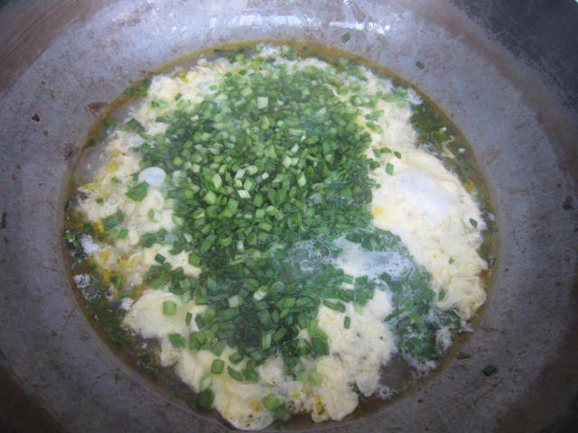 韭菜鸡蛋打卤面步骤6