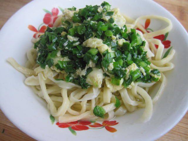 韭菜鸡蛋打卤面步骤10