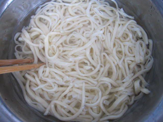 韭菜鸡蛋打卤面步骤9