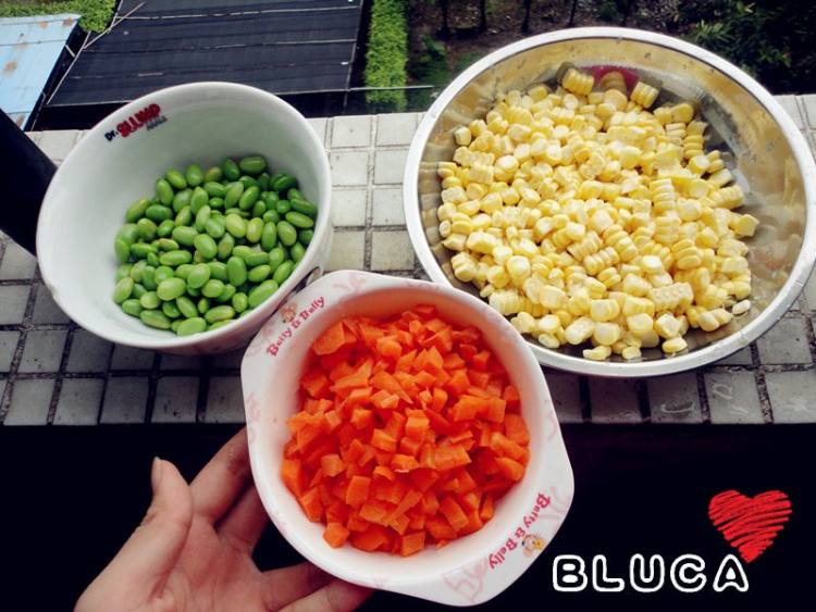 五彩豆粒步骤1