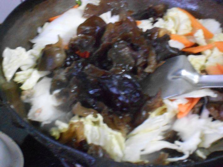炒木耳白菜片步骤5
