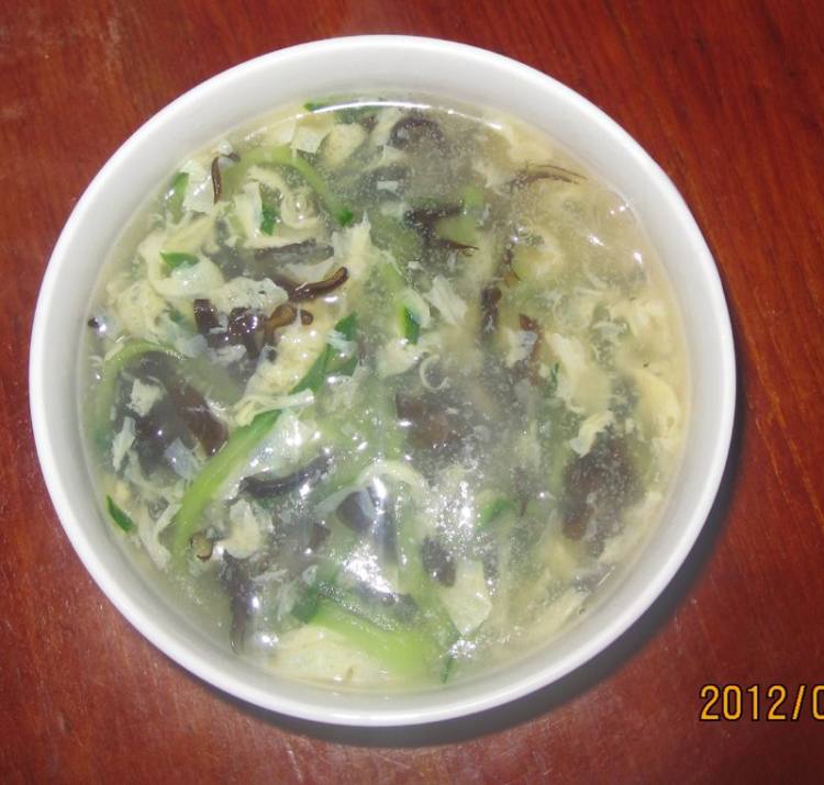 木耳黄瓜鸡蛋汤步骤12