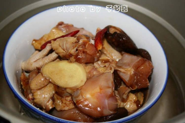 香菇蒸鸡步骤9