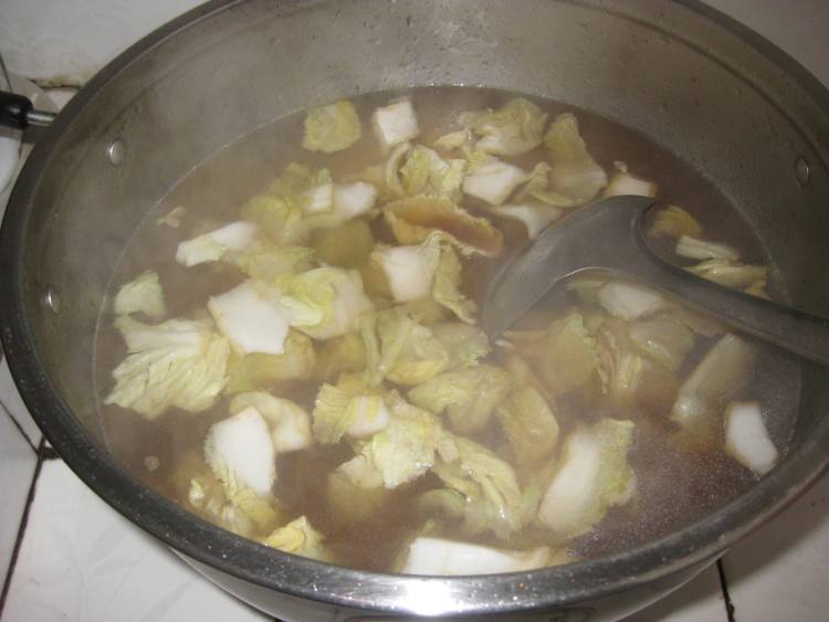 豆腐绿豆丸子汤步骤5