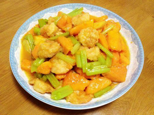 木瓜西芹虾仁步骤17