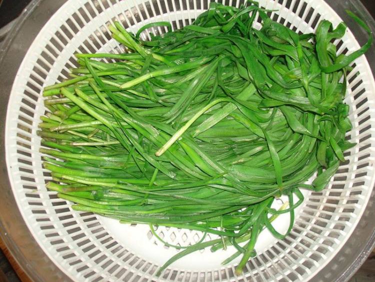 电饼铛版烤韭菜步骤2