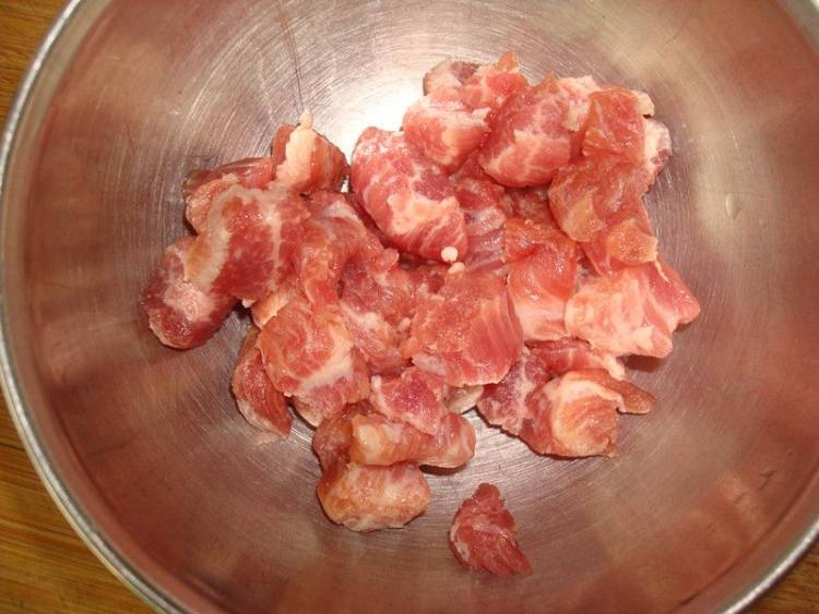 香菇肉串步骤1