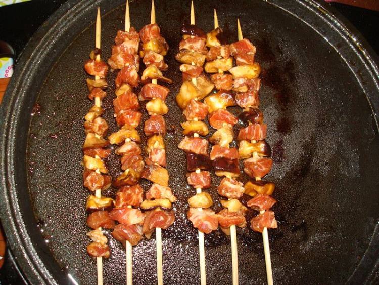香菇肉串步骤9