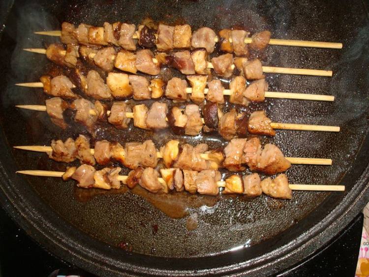 香菇肉串步骤10