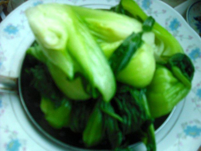 香菇扒菜胆步骤6