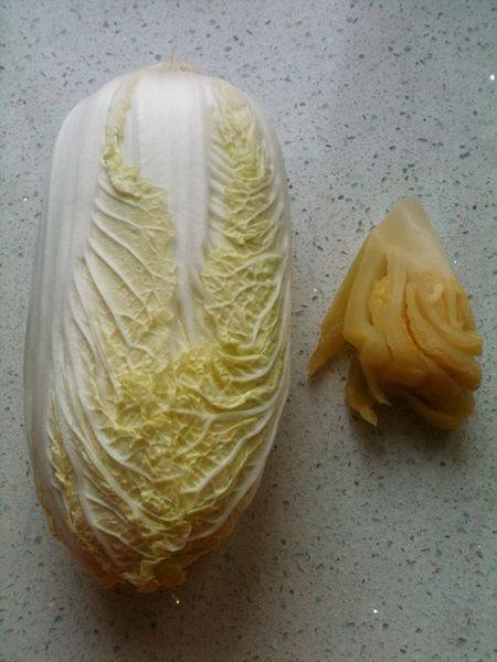 清新辣味白菜步骤1