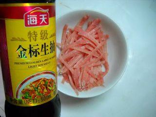 韭香豆干肉丝步骤4