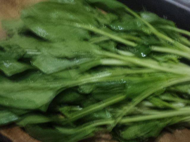 拌菠菜步骤1