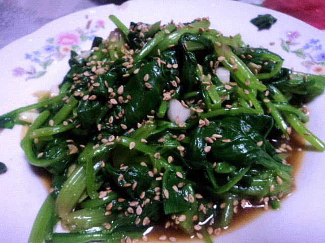 拌菠菜步骤5