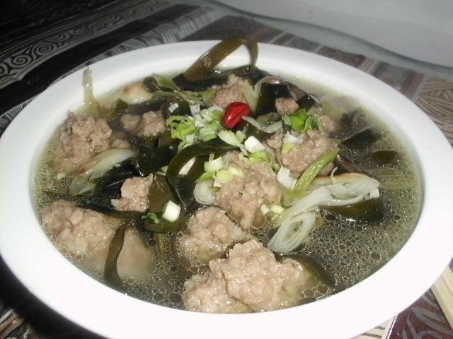 海带丝煮嫩肉步骤9
