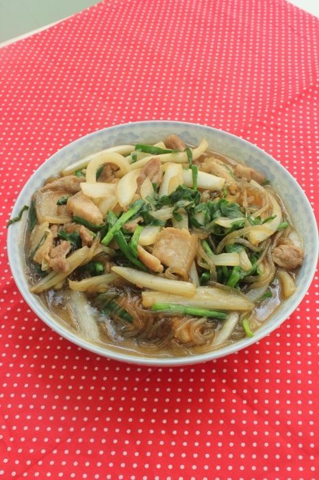 娃娃菜炖粉丝步骤6