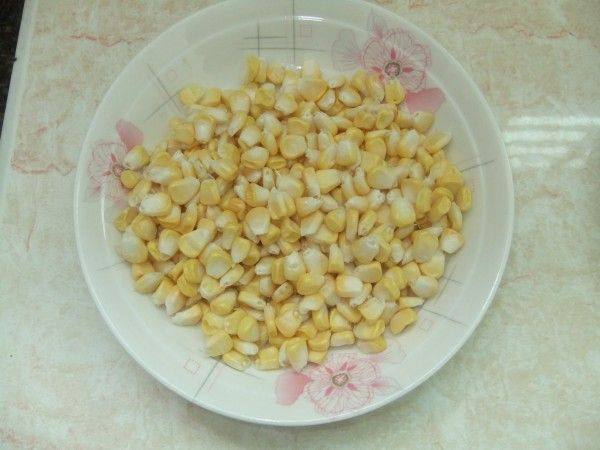 火腿玉米步骤2
