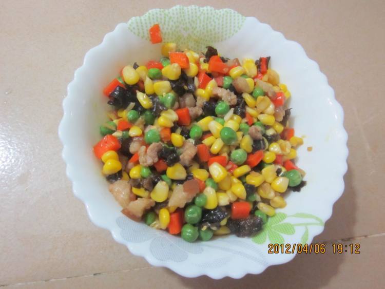 五彩斑斓-杂豆小炒步骤8