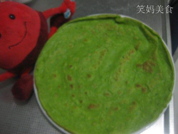 翡翠菠菜鸡蛋饼步骤8