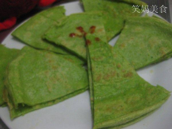 翡翠菠菜鸡蛋饼步骤9
