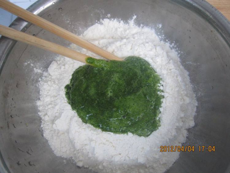 绿色小饼步骤3