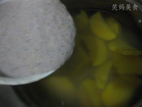 糯玉米红薯粥步骤7