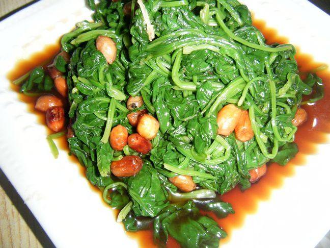 陈醋菠菜步骤6