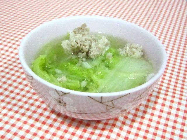 白菜肉末汤步骤7