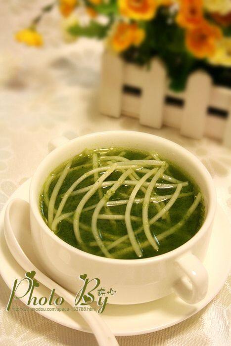 韭菜豆芽汤步骤11