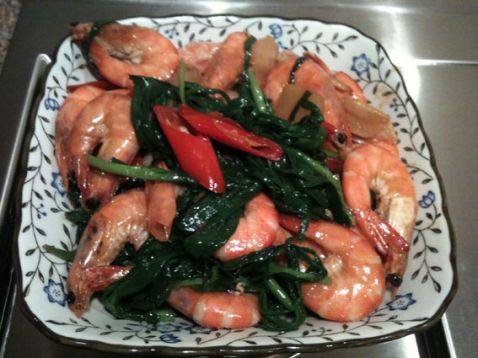 青韭鲜虾步骤6