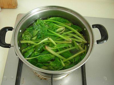 菠菜豆腐丝步骤4