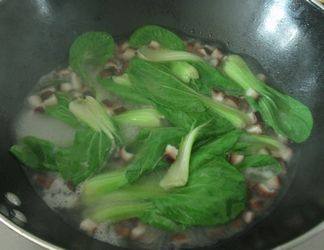 香菇油菜汤步骤7