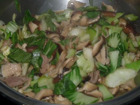蚝油香菇油菜步骤4