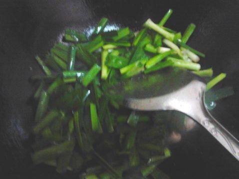 韭菜炒肉片步骤4