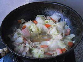 五花肉炒白菜片步骤12