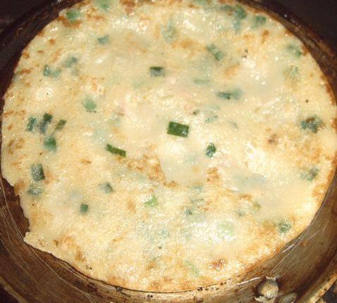 韭菜肉末葱煎饼步骤4