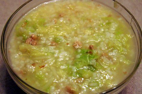 瘦肉菜粥步骤7