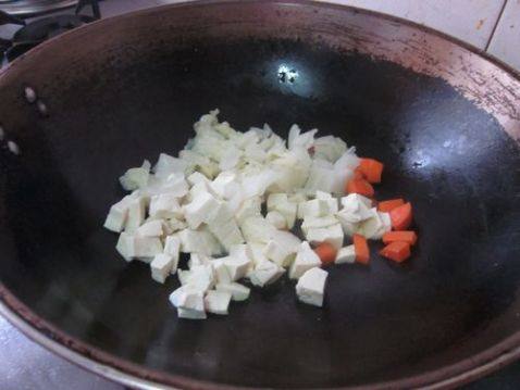 白菜炒豆腐步骤3