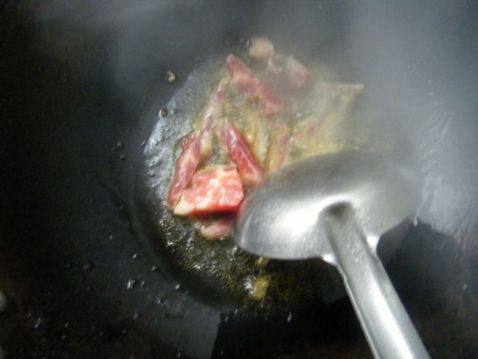 豆腐炒韭菜步骤3