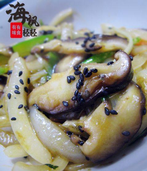 蚝油香菇炒洋葱步骤4