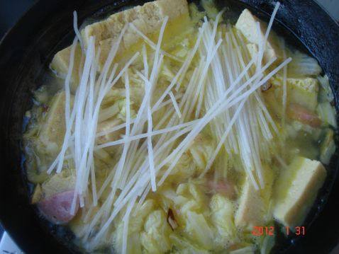 白菜冻豆腐步骤6