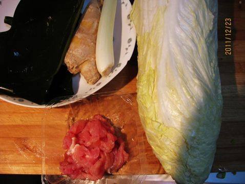 韩式豆酱炒海带丝白菜步骤1