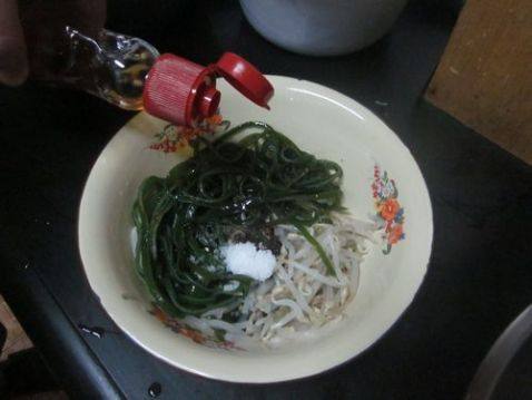 豆芽拌海带步骤6