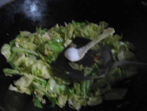 春笋包菜步骤4