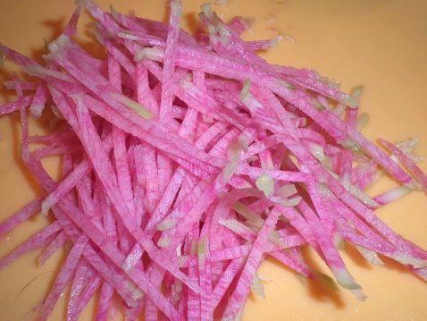 白菜心拌豆腐丝步骤6