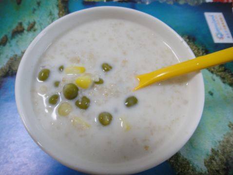 青豆玉米麦片粥步骤5