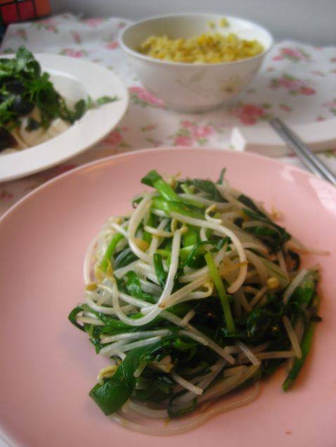 韭菜绿豆芽步骤7