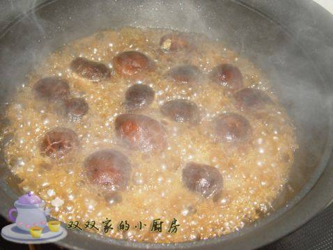 香菇酿肉扒油菜步骤10