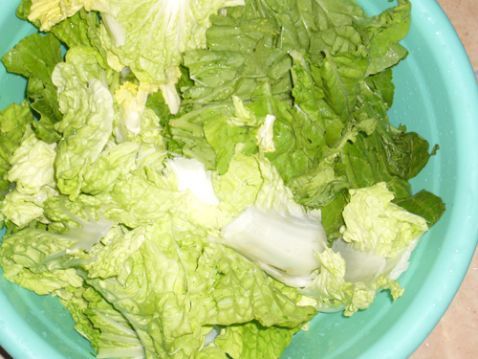 蒜香高汤白菜步骤1
